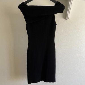 A.L.C Off the Shoulder Black Dress Size S